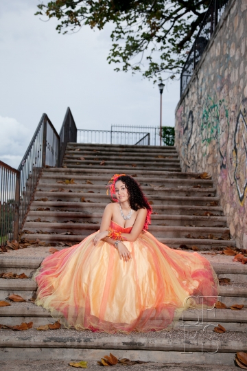 XV añera en gradas de Chiapa de Corzo